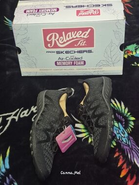 Skechers Kids Black Slip-On Athletic Sneakers